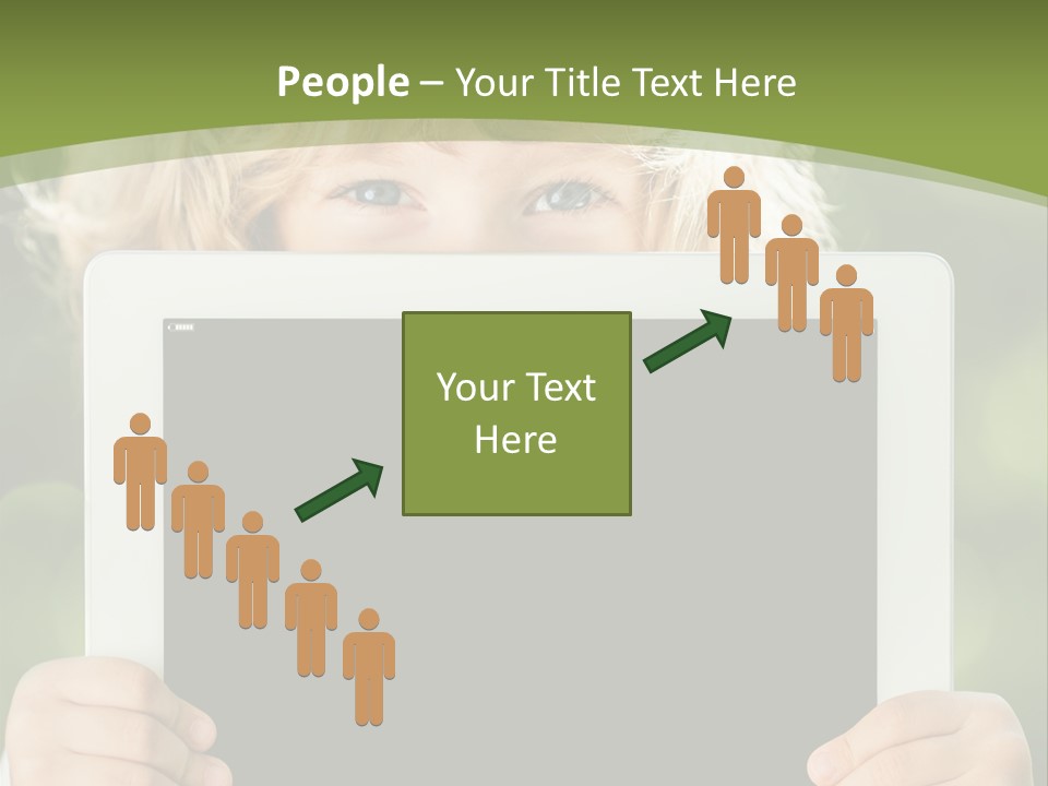 Face Copy Child PowerPoint Template