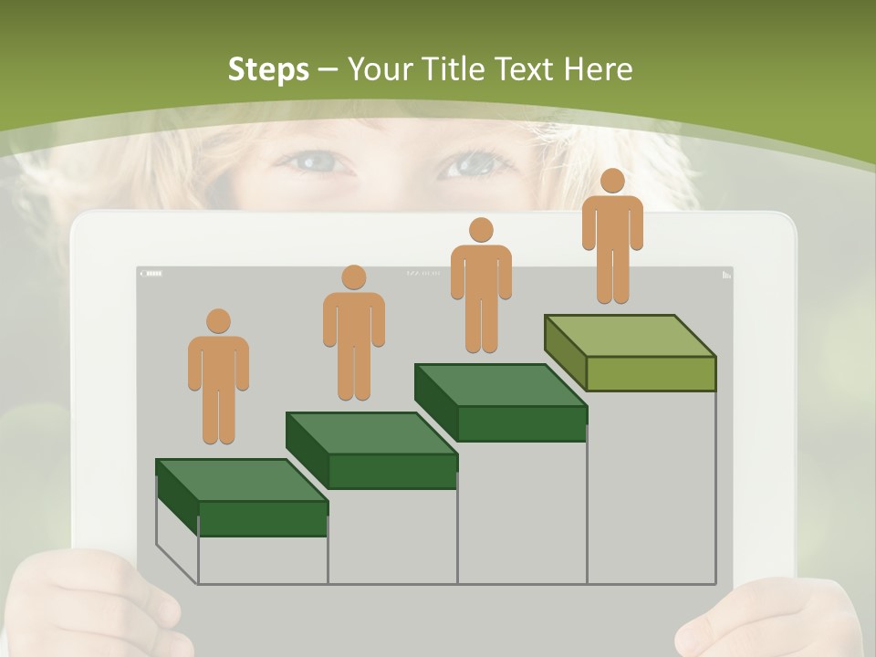 Face Copy Child PowerPoint Template