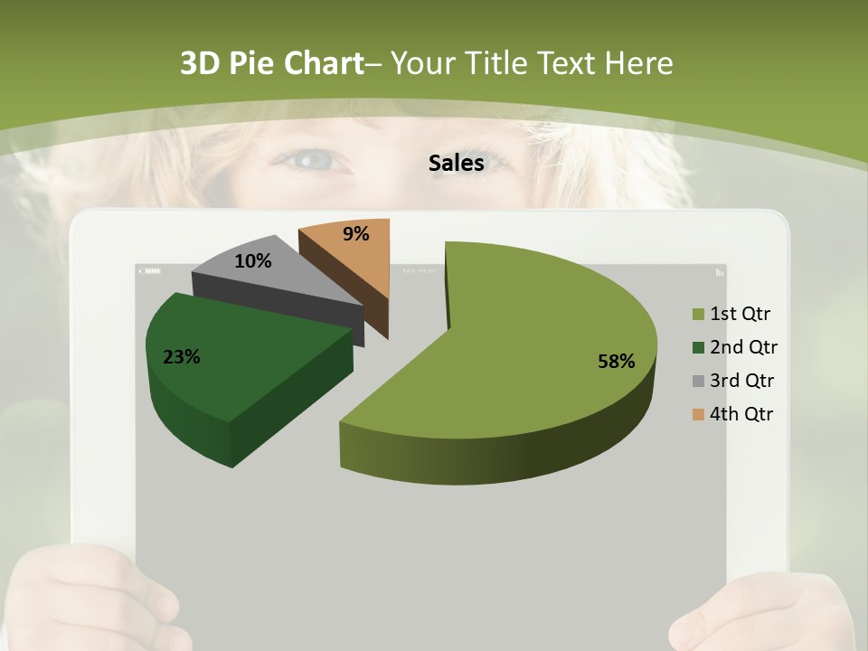 Face Copy Child PowerPoint Template