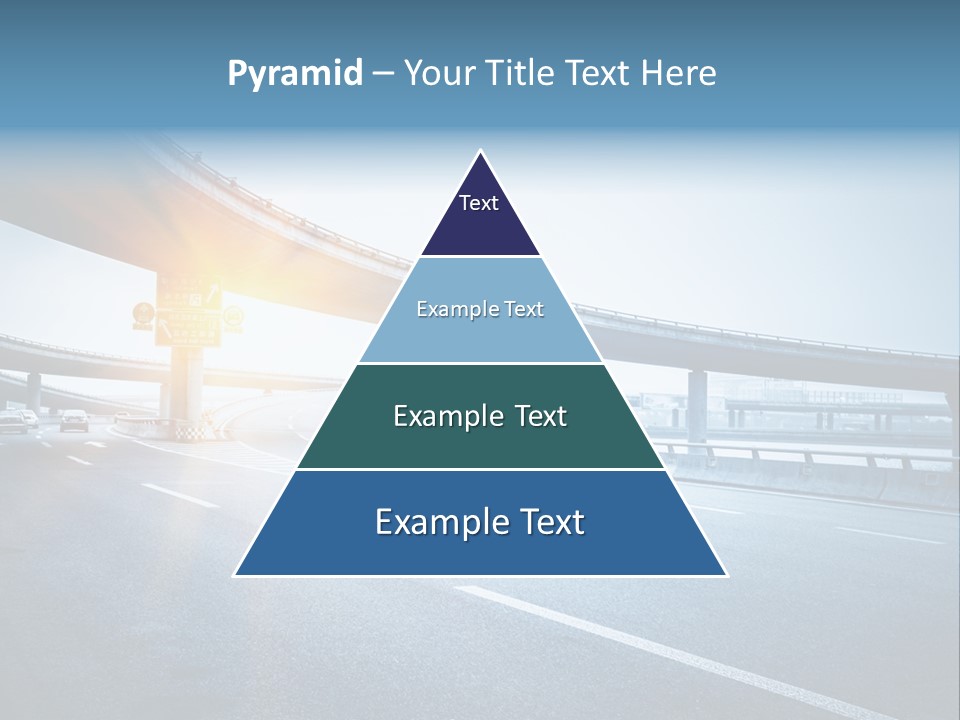 Freeway Drive Highway PowerPoint Template