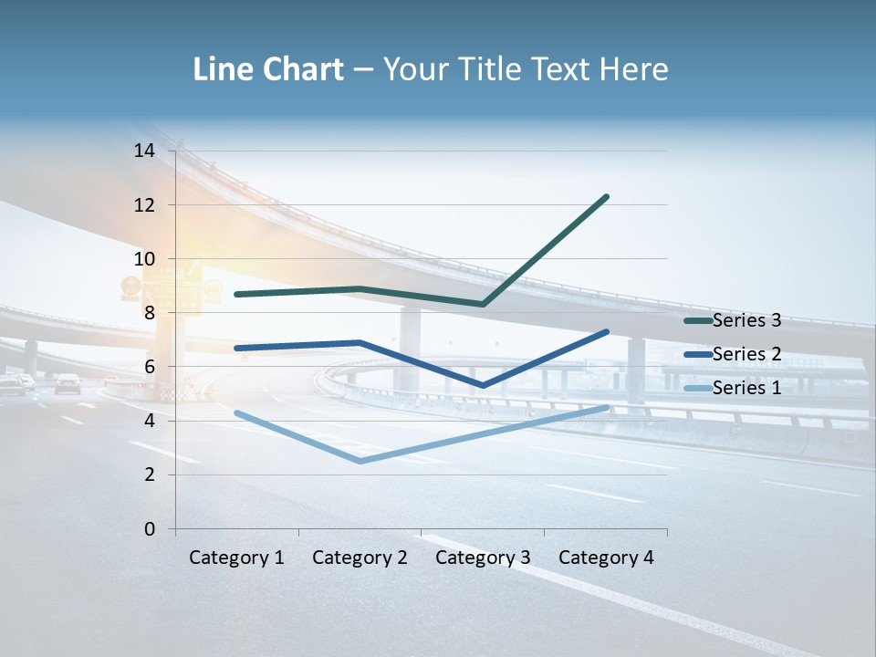 Freeway Drive Highway PowerPoint Template