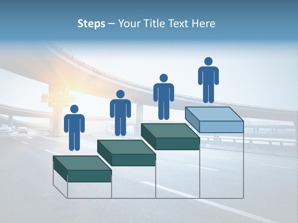 Freeway Drive Highway PowerPoint Template