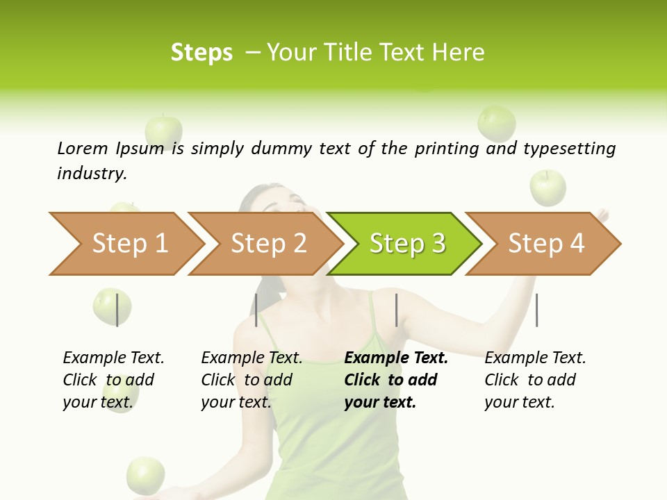 Diet Cheerful Natural PowerPoint Template