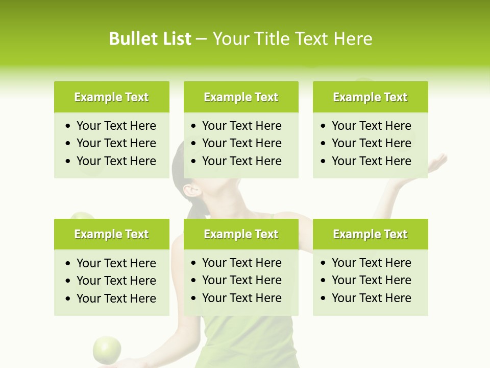 Diet Cheerful Natural PowerPoint Template