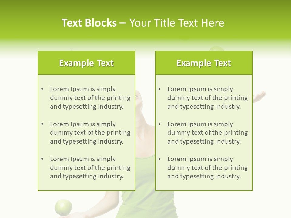 Diet Cheerful Natural PowerPoint Template