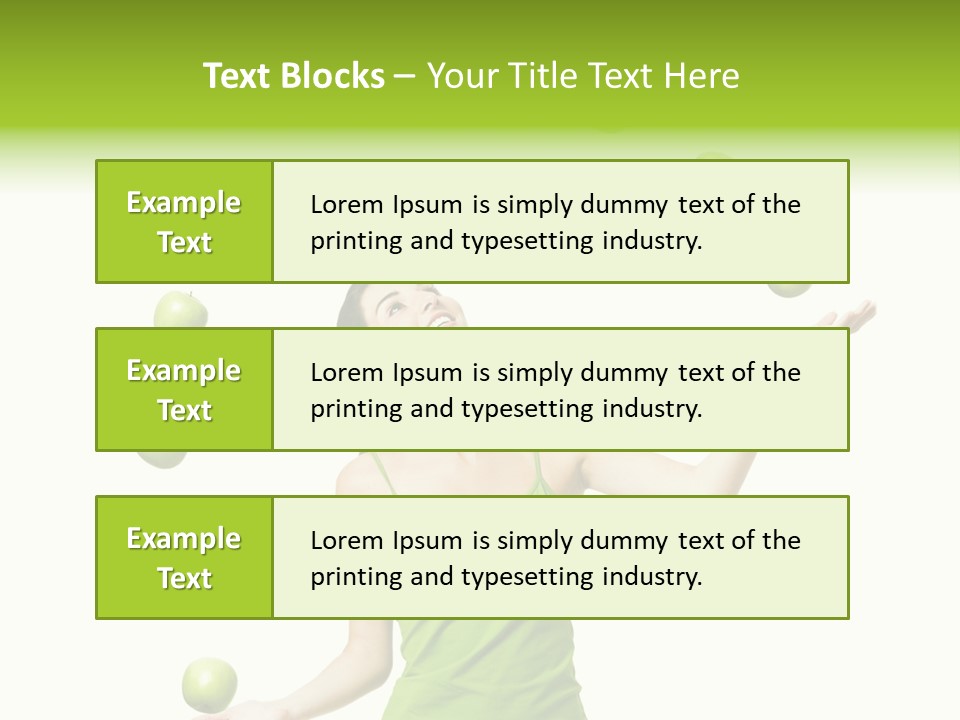 Diet Cheerful Natural PowerPoint Template