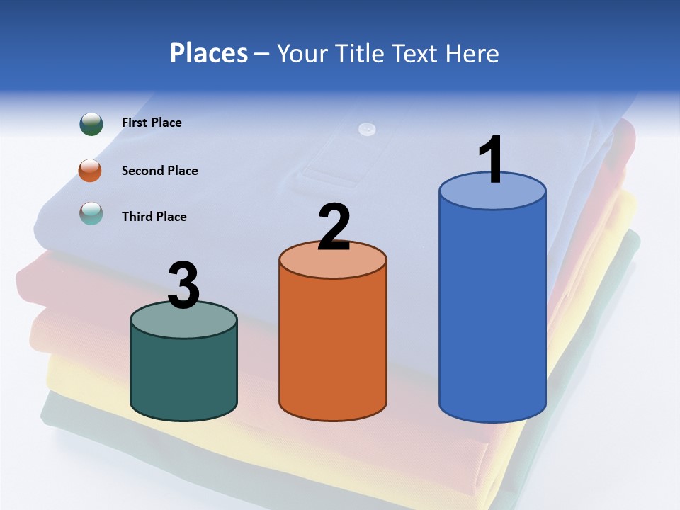 Polo Shirt Green Fashion PowerPoint Template