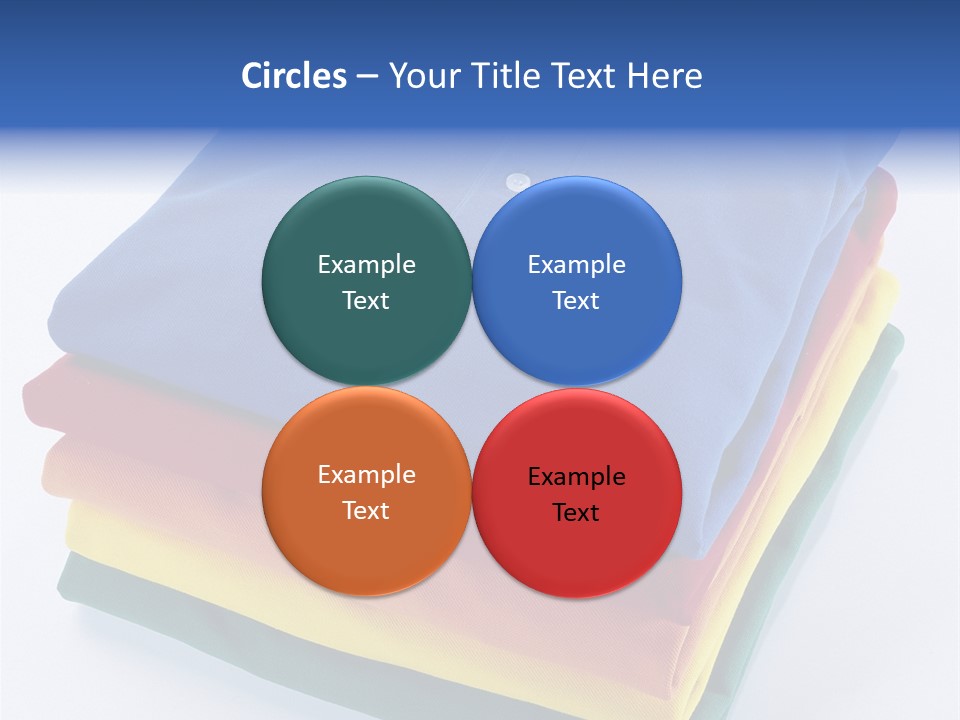 Polo Shirt Green Fashion PowerPoint Template