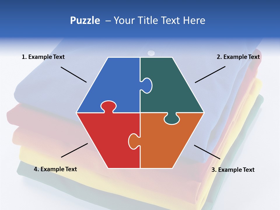 Polo Shirt Green Fashion PowerPoint Template