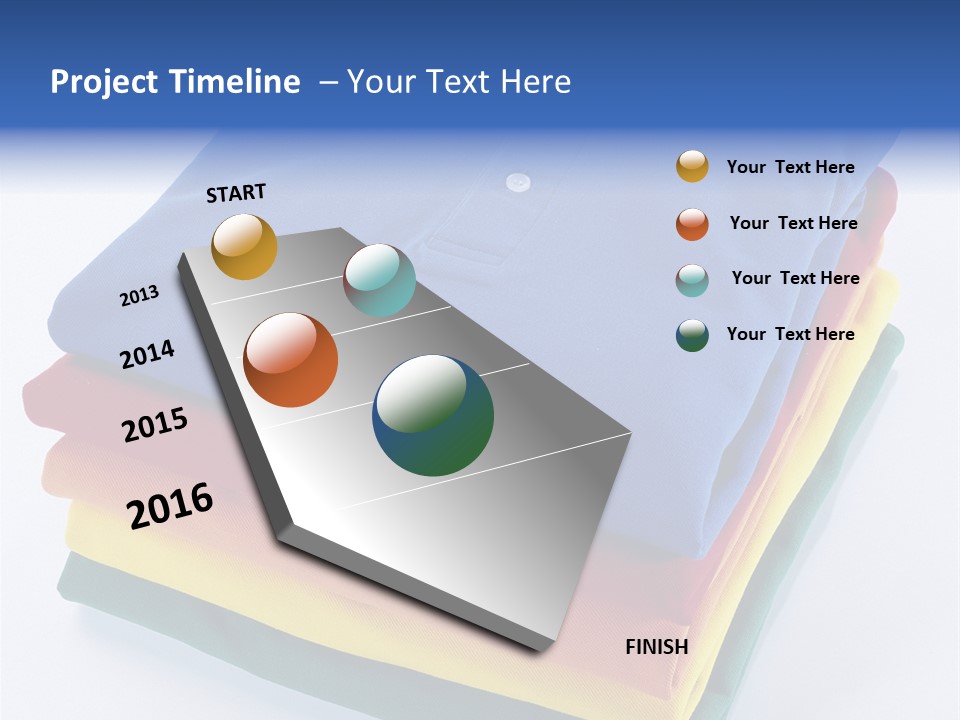 Polo Shirt Green Fashion PowerPoint Template