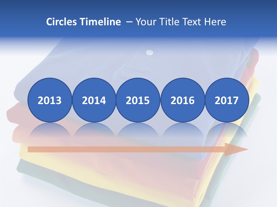 Polo Shirt Green Fashion PowerPoint Template