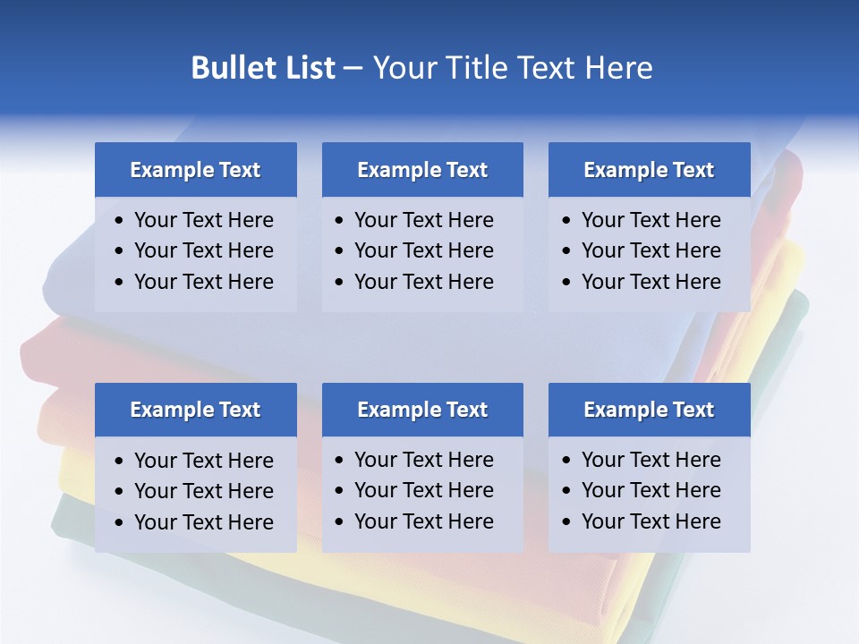 Polo Shirt Green Fashion PowerPoint Template