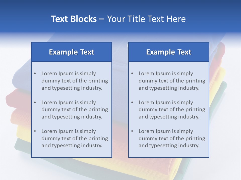 Polo Shirt Green Fashion PowerPoint Template