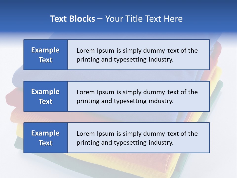 Polo Shirt Green Fashion PowerPoint Template