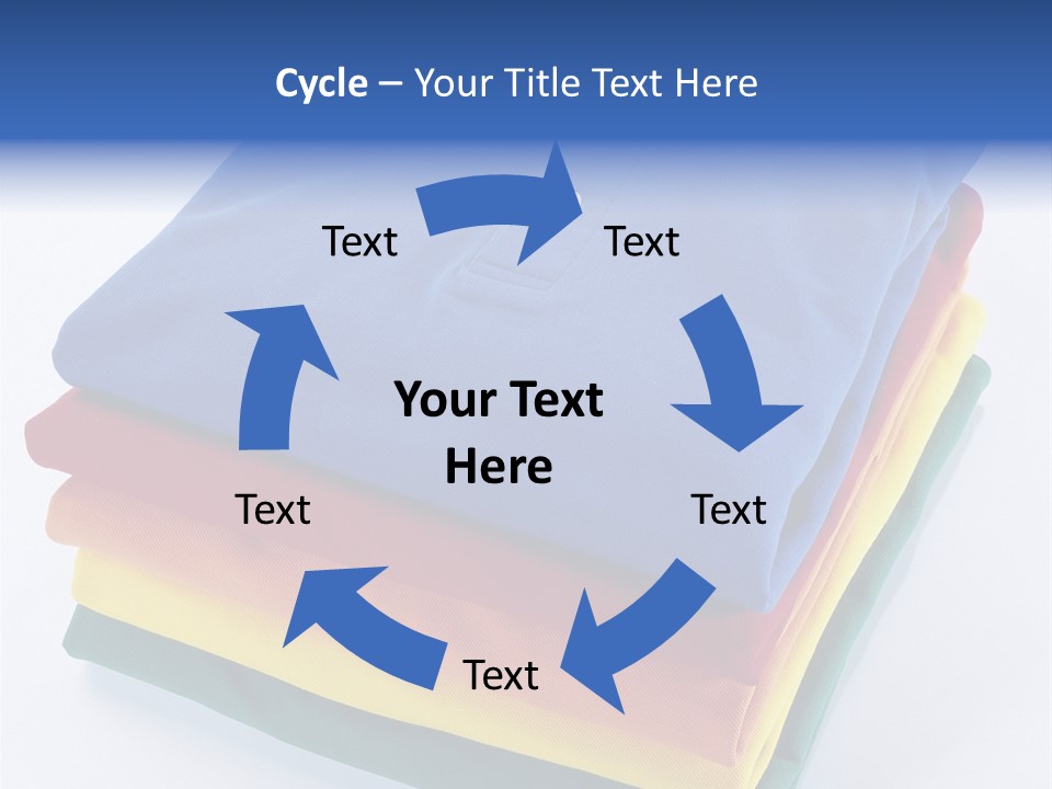 Polo Shirt Green Fashion PowerPoint Template