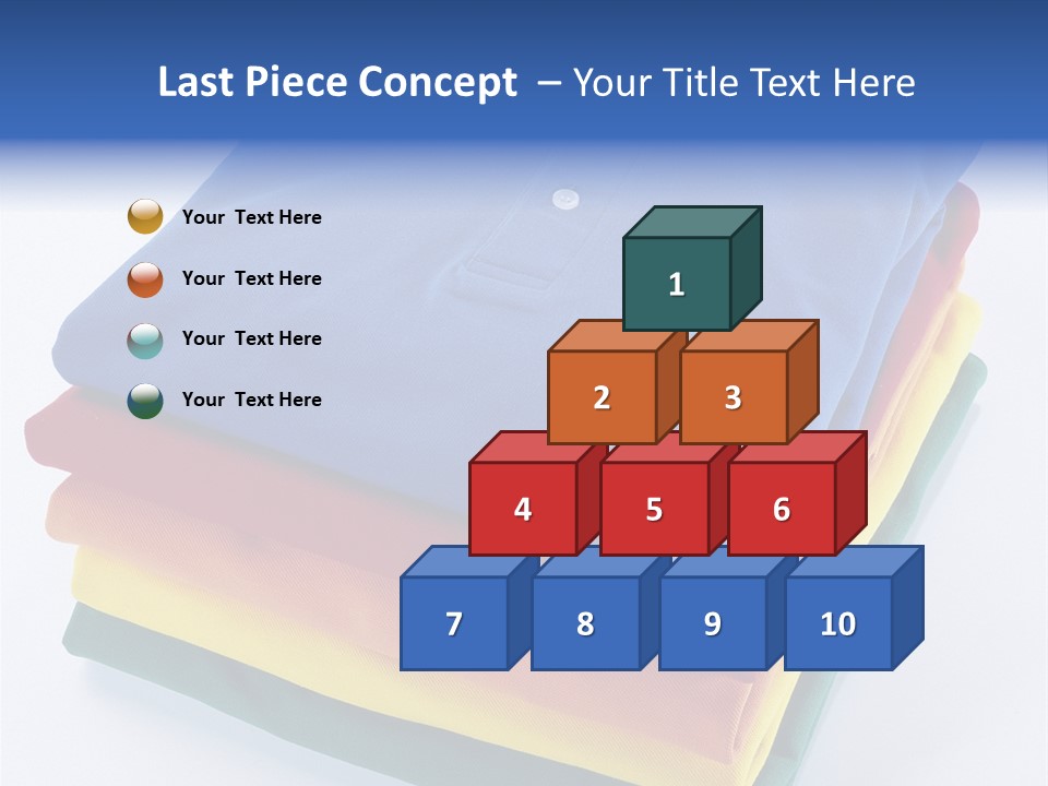 Polo Shirt Green Fashion PowerPoint Template