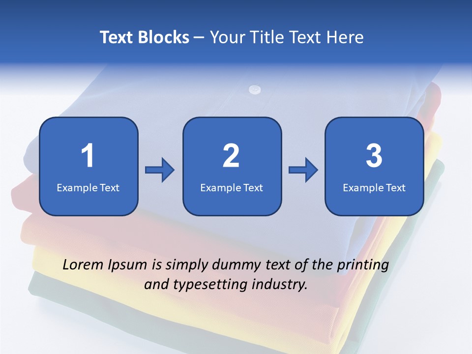 Polo Shirt Green Fashion PowerPoint Template