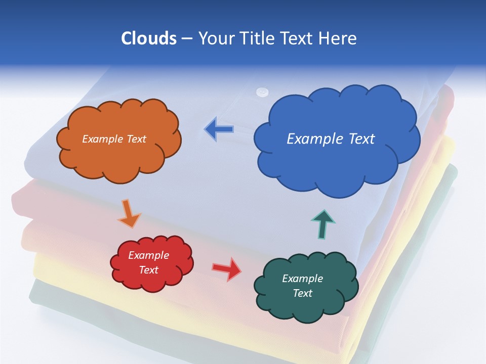 Polo Shirt Green Fashion PowerPoint Template