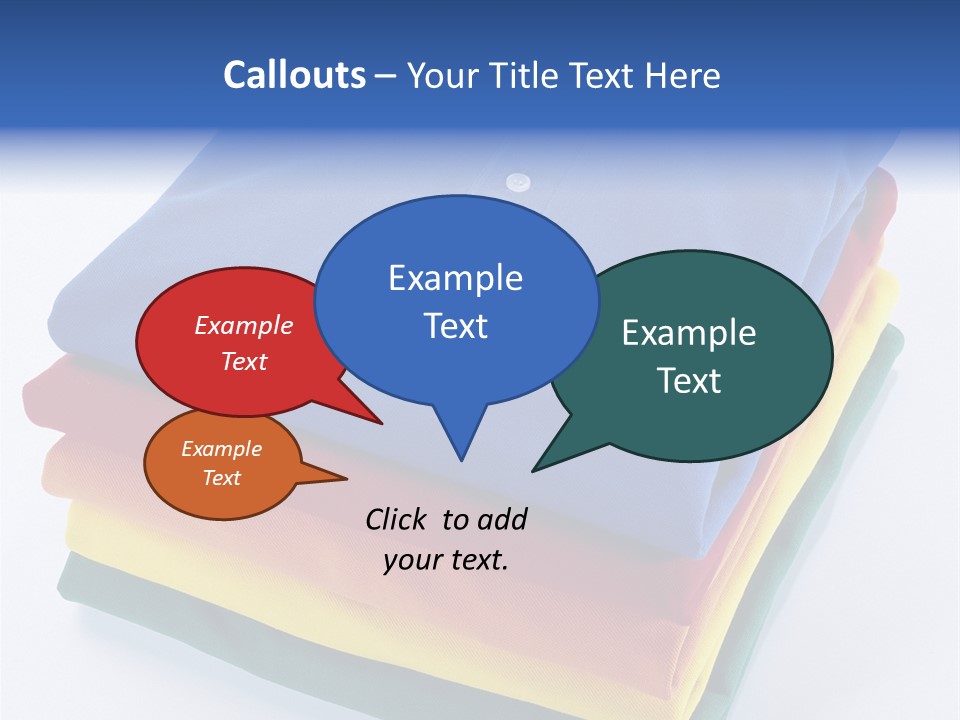 Polo Shirt Green Fashion PowerPoint Template