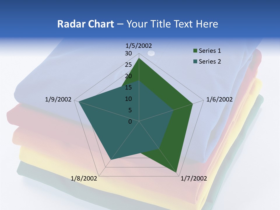 Polo Shirt Green Fashion PowerPoint Template