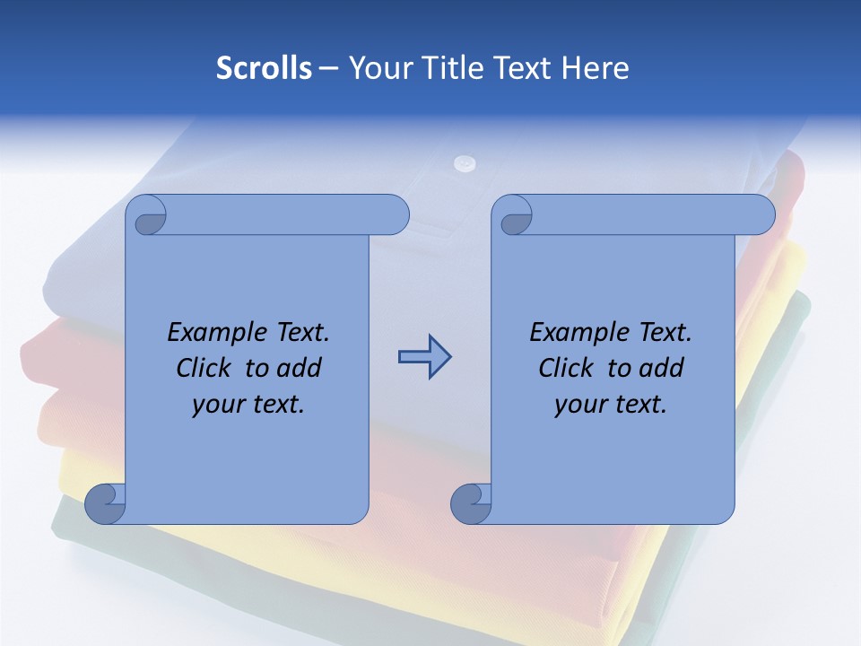 Polo Shirt Green Fashion PowerPoint Template