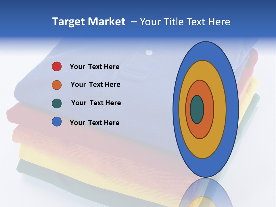 Polo Shirt Green Fashion PowerPoint Template