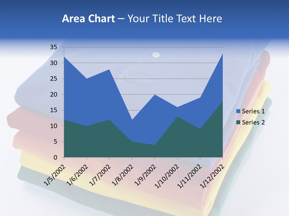 Polo Shirt Green Fashion PowerPoint Template