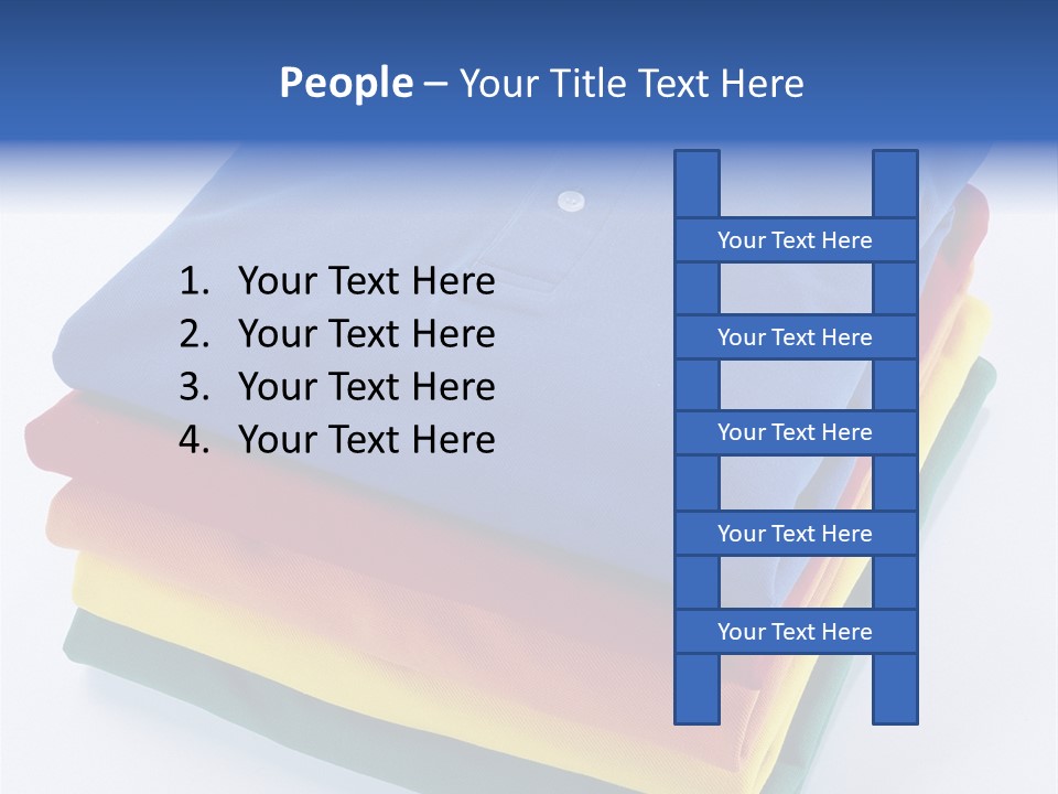 Polo Shirt Green Fashion PowerPoint Template