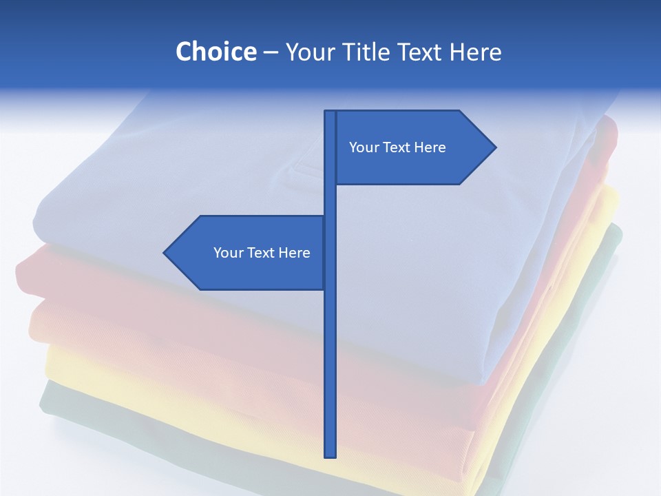 Polo Shirt Green Fashion PowerPoint Template