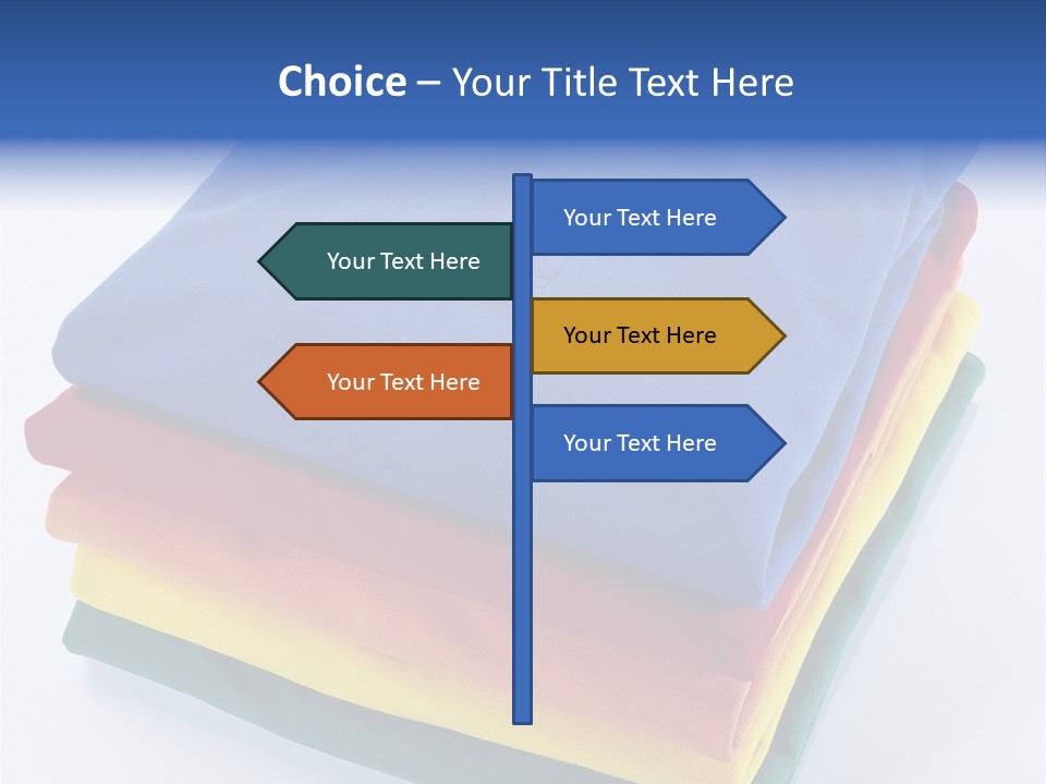 Polo Shirt Green Fashion PowerPoint Template