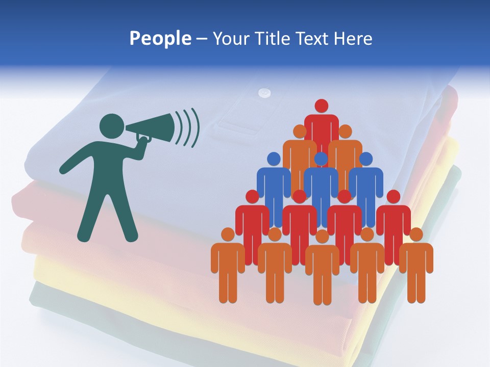 Polo Shirt Green Fashion PowerPoint Template