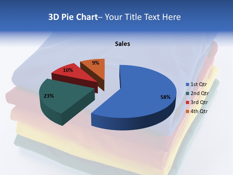 Polo Shirt Green Fashion PowerPoint Template