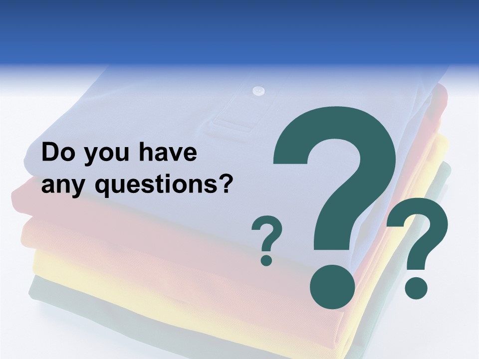 Polo Shirt Green Fashion PowerPoint Template