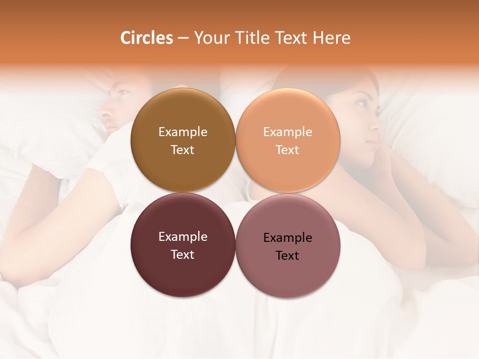 Angry Quarrel Bedroom PowerPoint Template