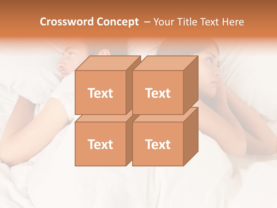 Angry Quarrel Bedroom PowerPoint Template