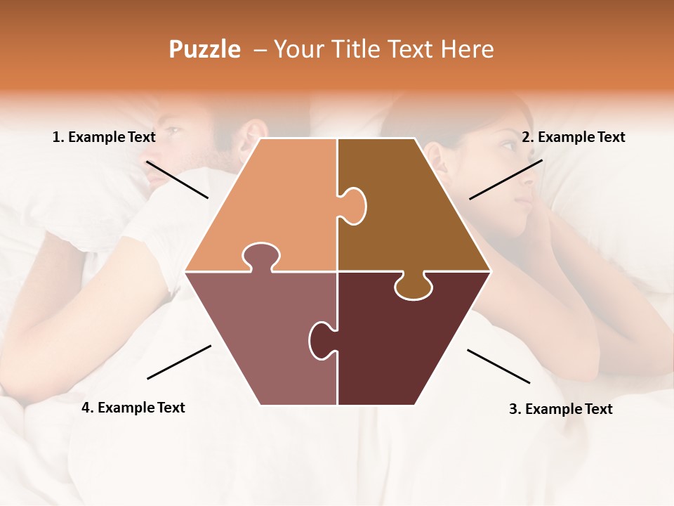 Angry Quarrel Bedroom PowerPoint Template