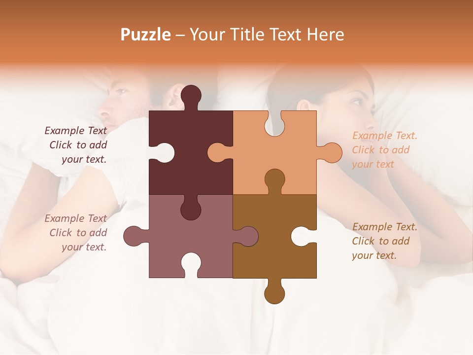 Angry Quarrel Bedroom PowerPoint Template