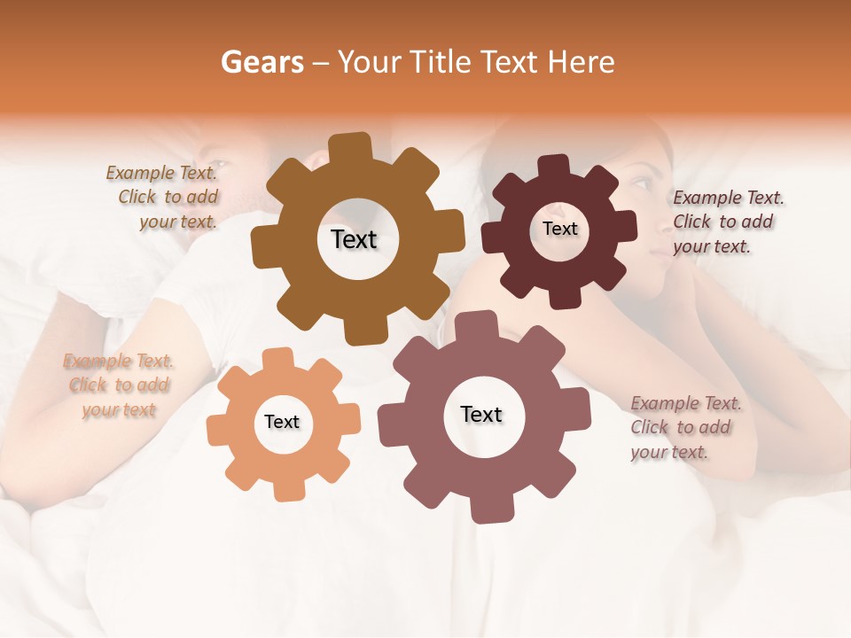 Angry Quarrel Bedroom PowerPoint Template