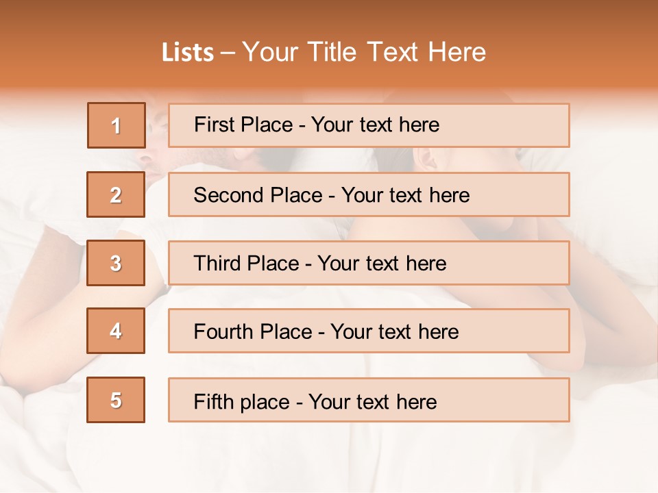 Angry Quarrel Bedroom PowerPoint Template