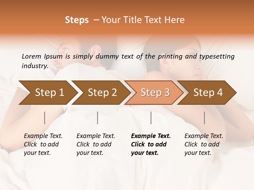 Angry Quarrel Bedroom PowerPoint Template