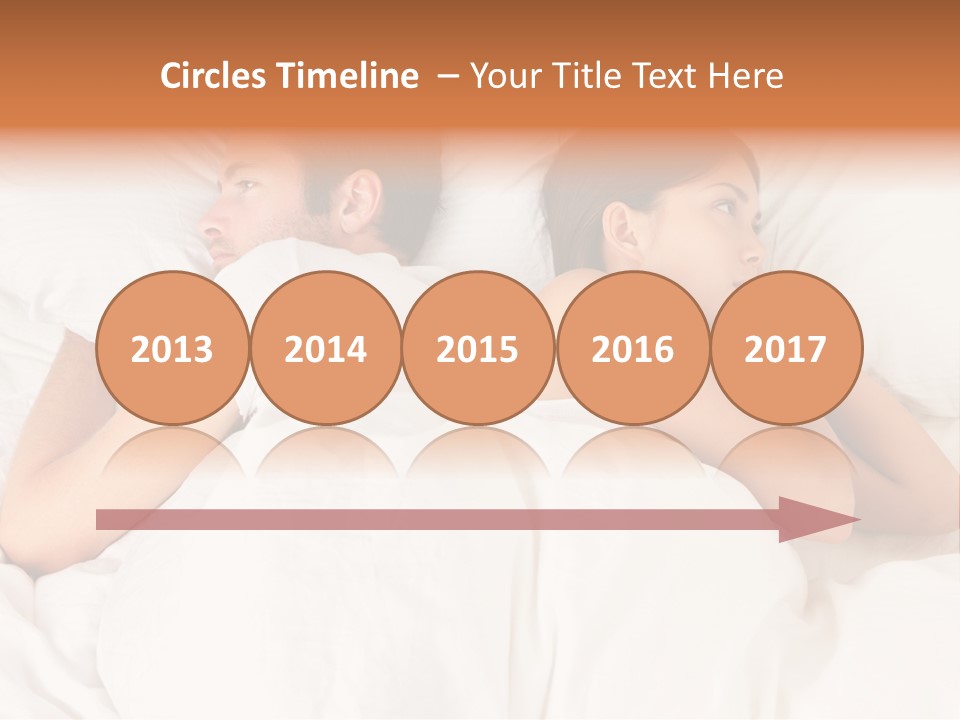 Angry Quarrel Bedroom PowerPoint Template