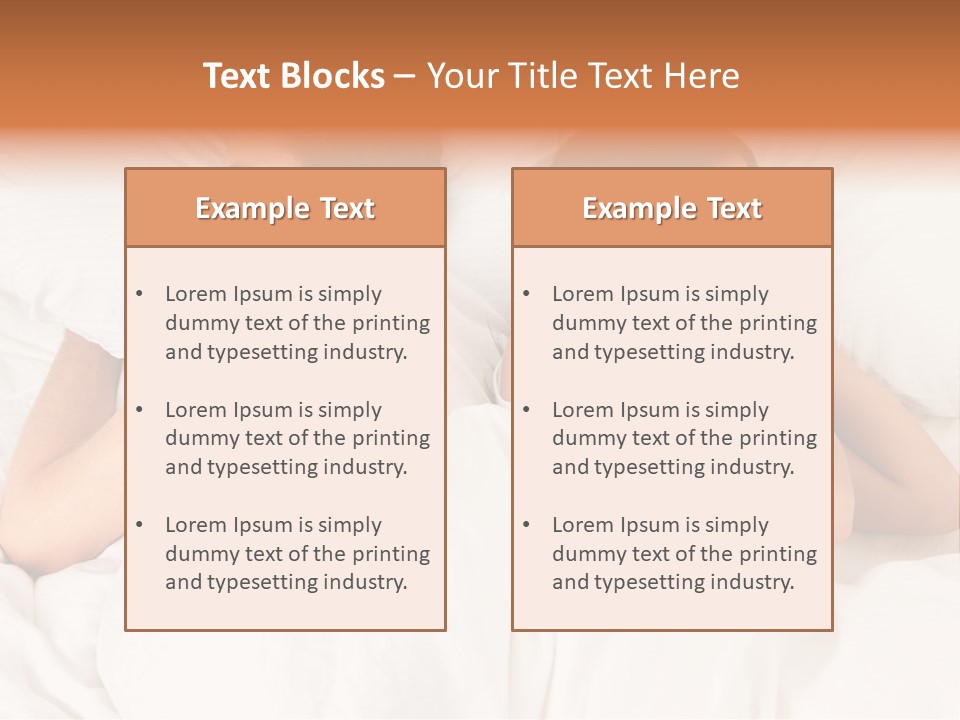 Angry Quarrel Bedroom PowerPoint Template