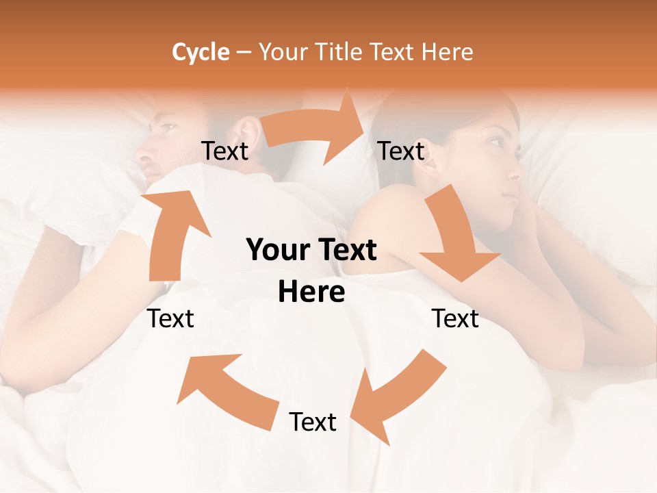 Angry Quarrel Bedroom PowerPoint Template