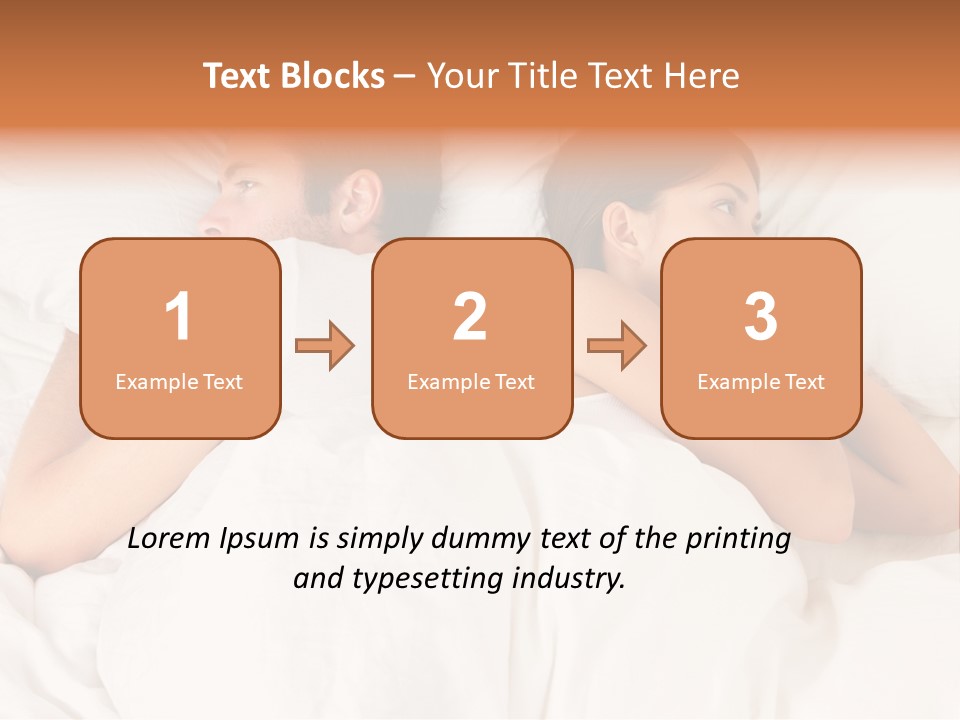 Angry Quarrel Bedroom PowerPoint Template