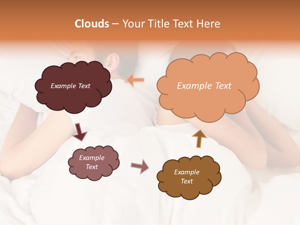 Angry Quarrel Bedroom PowerPoint Template