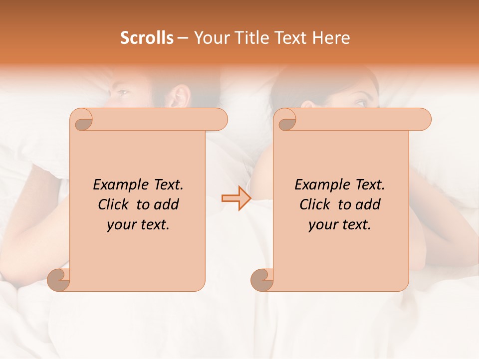 Angry Quarrel Bedroom PowerPoint Template