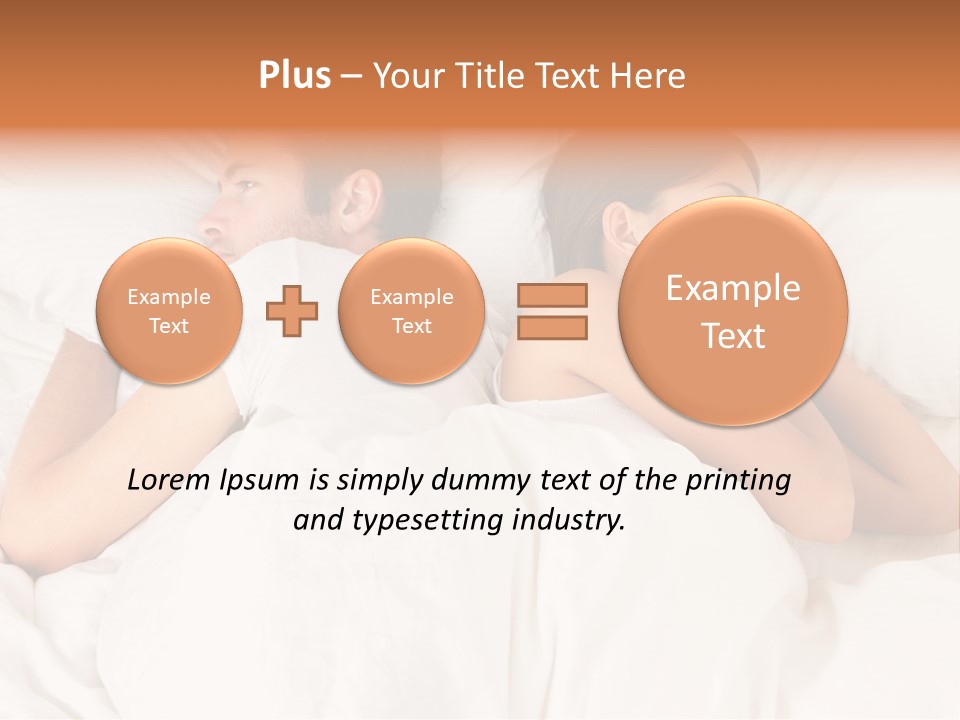 Angry Quarrel Bedroom PowerPoint Template