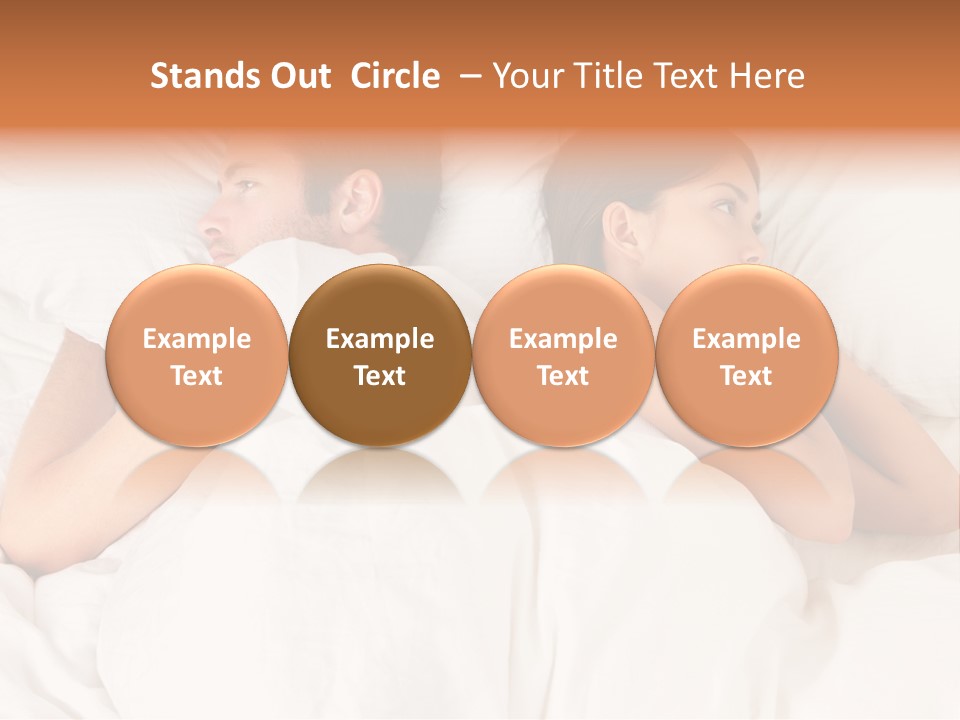 Angry Quarrel Bedroom PowerPoint Template