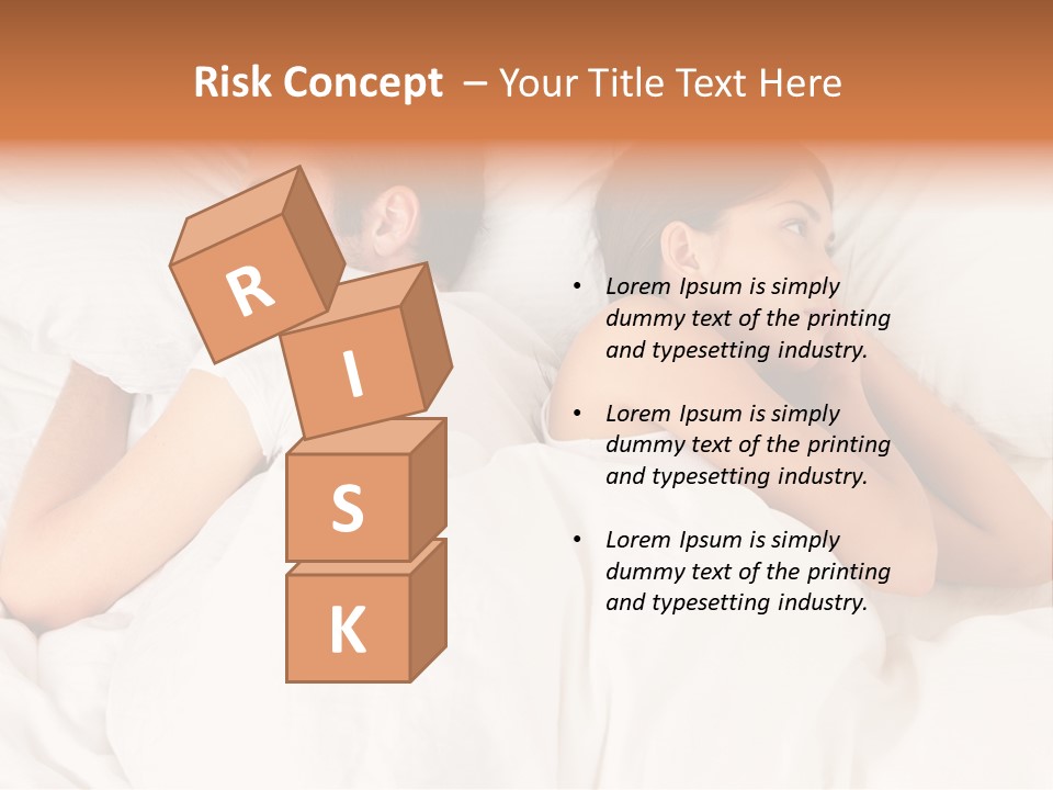 Angry Quarrel Bedroom PowerPoint Template