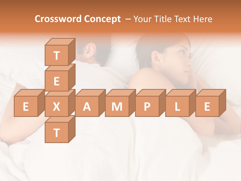 Angry Quarrel Bedroom PowerPoint Template